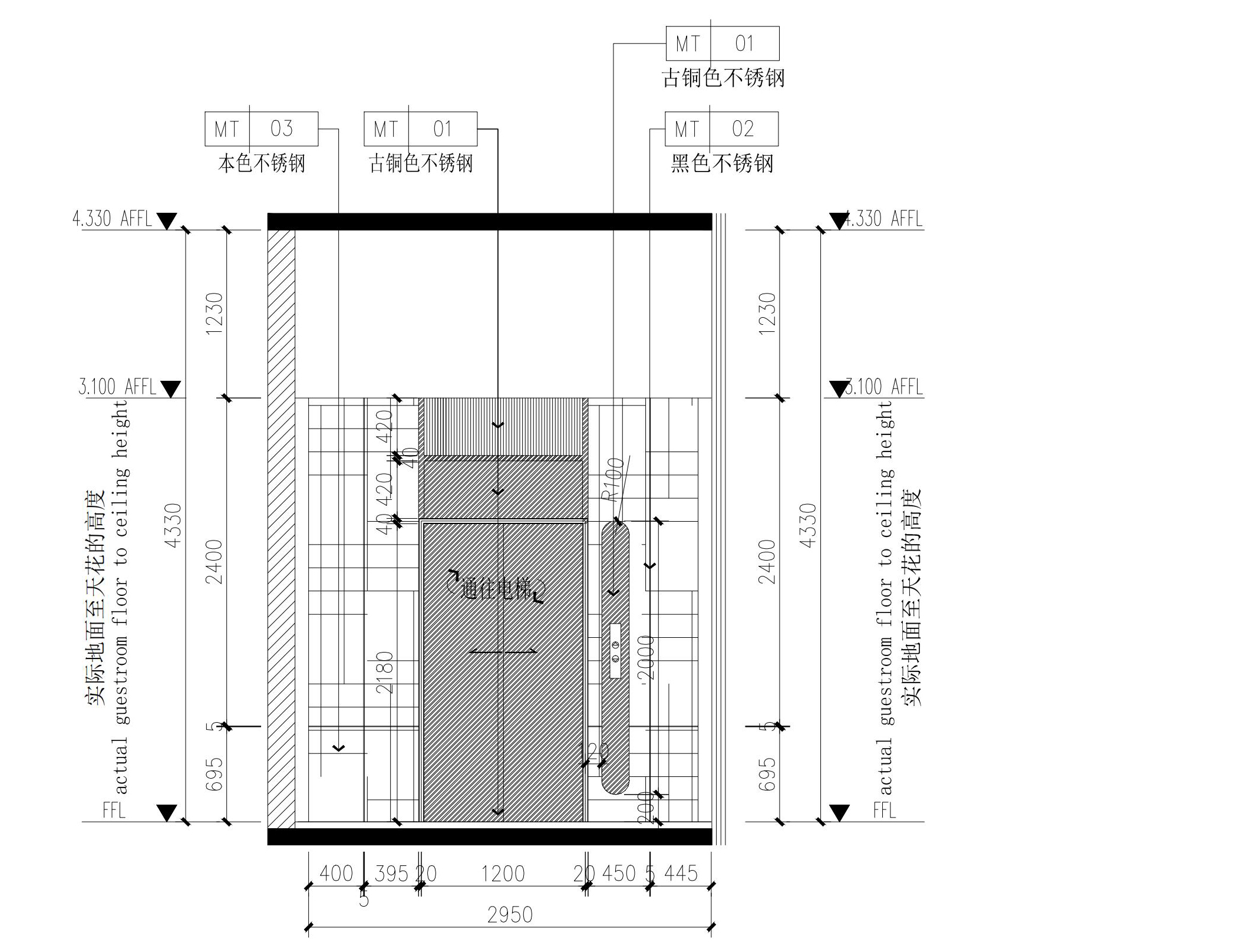 淮北商场内部电梯装修设计项目(图3) 观光电梯.jpg