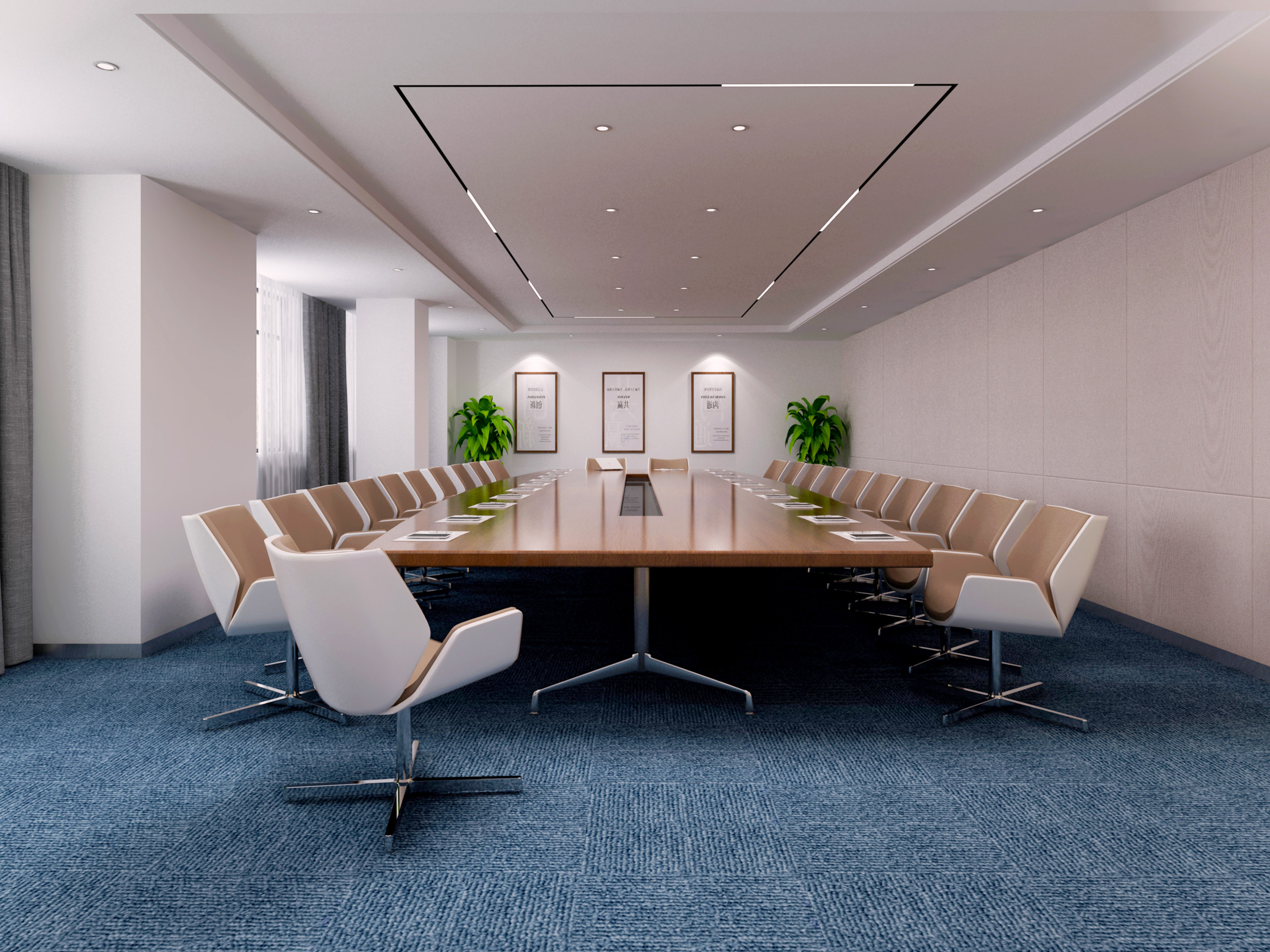 合肥5000平方华新智能停车设备办公楼装修设计项目(图6) 会议室1 副本.jpg