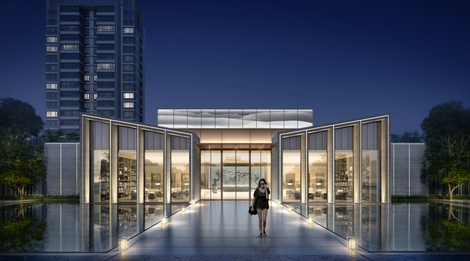 中梁地产与金茂地产合作项目金茂府售楼部(图7) 中梁地产与金茂地产合作项目金茂府售楼部(图7)