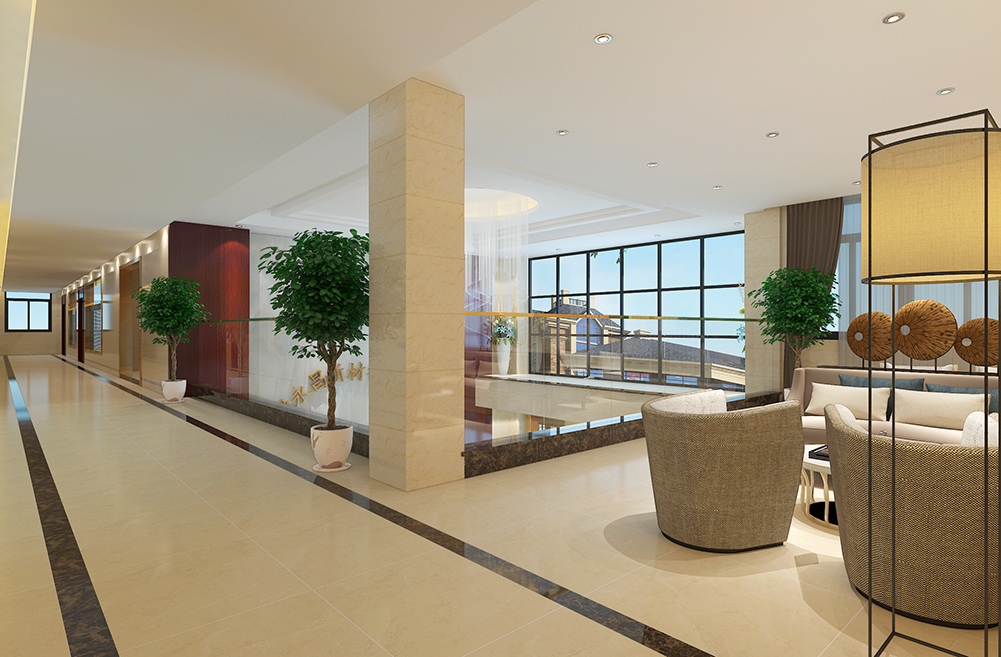 安徽永昌新材料有限公司-办公楼装修(图3) 安徽永昌新材料有限公司-办公楼装修(图3)