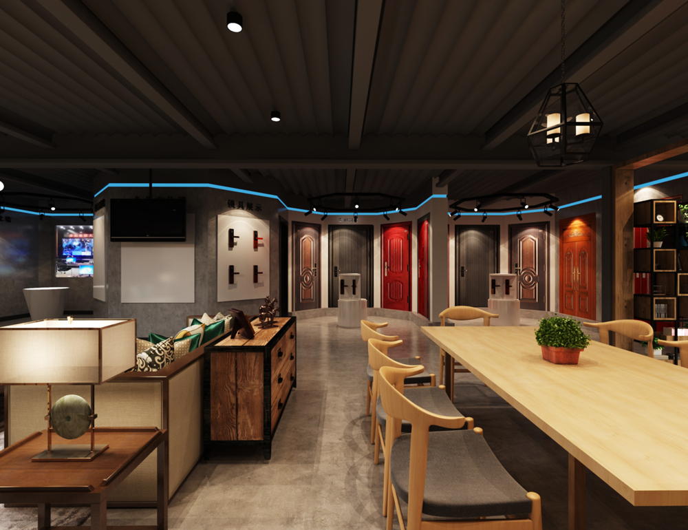 长江180步阳门展厅装修(图2) 长江180步阳门展厅装修(图2)