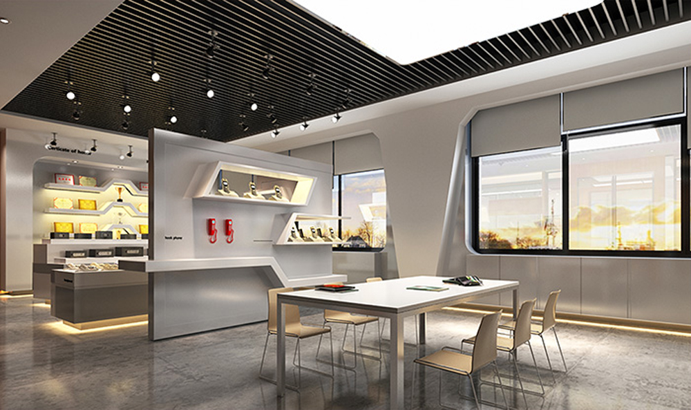 健浩电器-产品展厅装修(图2) 健浩电器-产品展厅装修(图2)