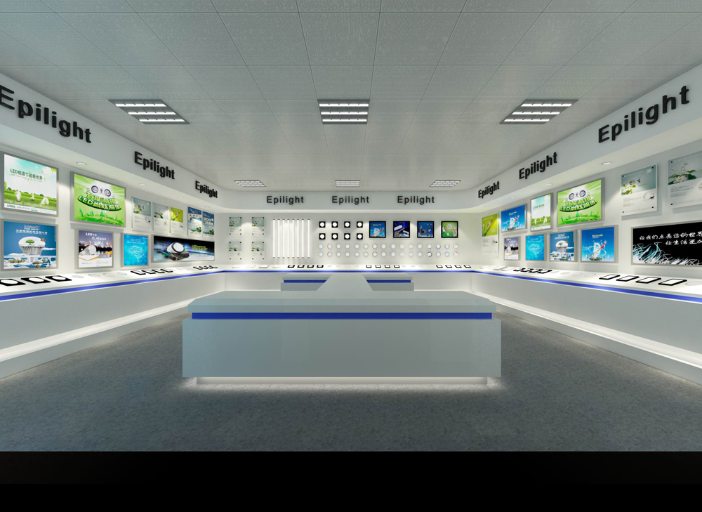 合肥彩红蓝光科技LED灯展厅装修(图2) 合肥彩红蓝光科技LED灯展厅装修(图2)