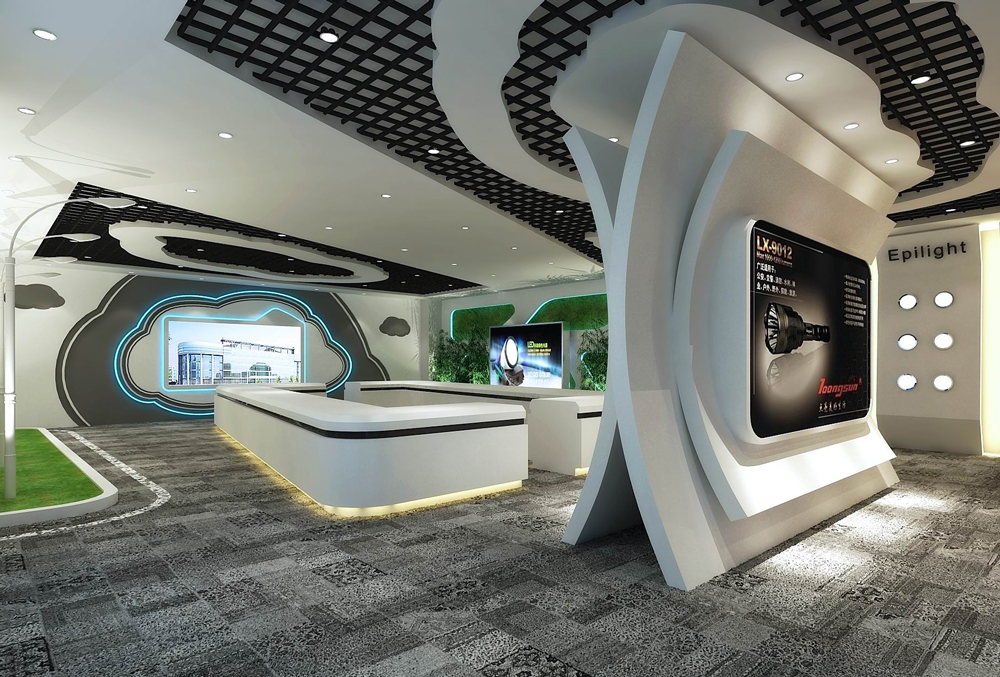 合肥彩红蓝光科技LED灯展厅装修B方案(图4) 合肥彩红蓝光科技LED灯展厅装修B方案(图4)