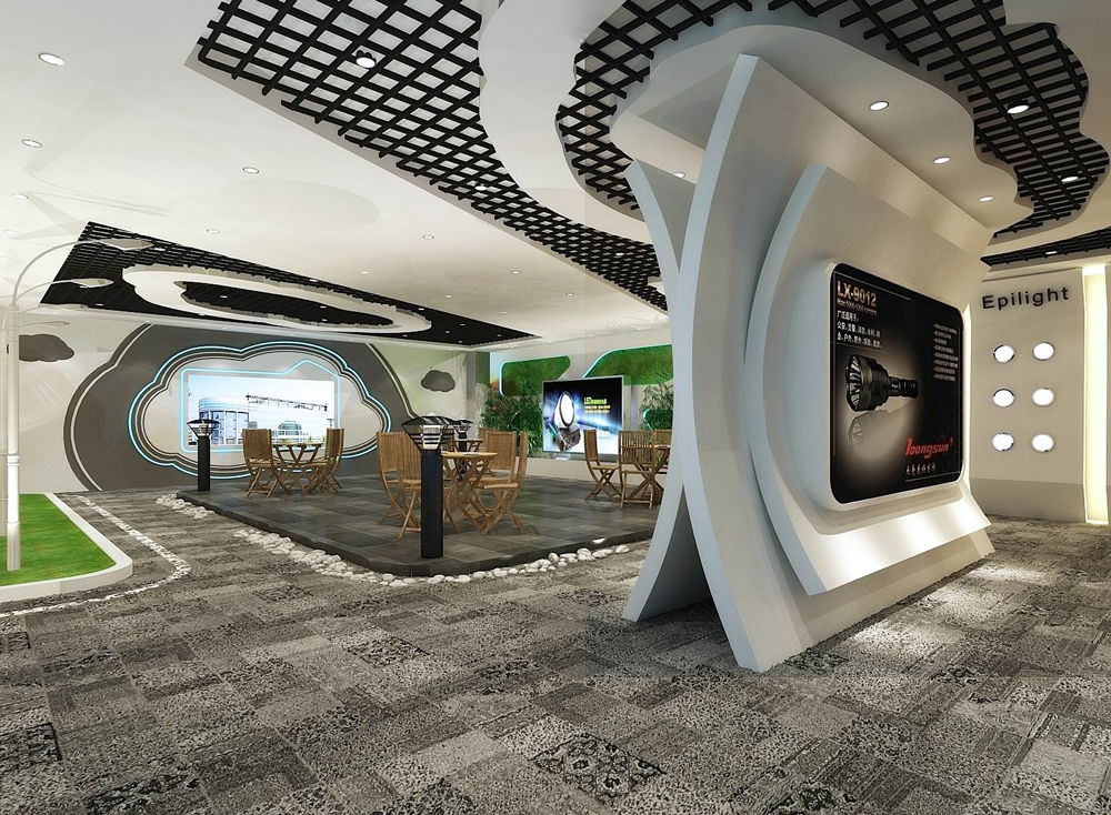 合肥彩红蓝光科技LED灯展厅装修B方案(图6) 合肥彩红蓝光科技LED灯展厅装修B方案(图6)