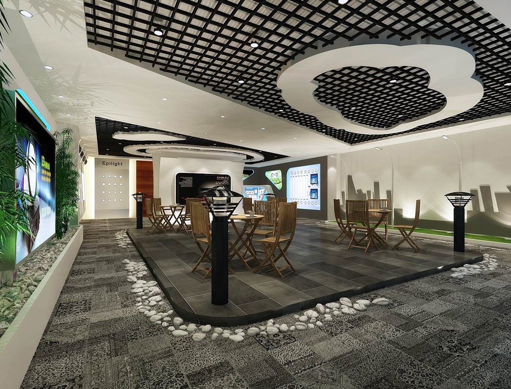 合肥彩红蓝光科技LED灯展厅装修B方案(图5) 合肥彩红蓝光科技LED灯展厅装修B方案(图5)