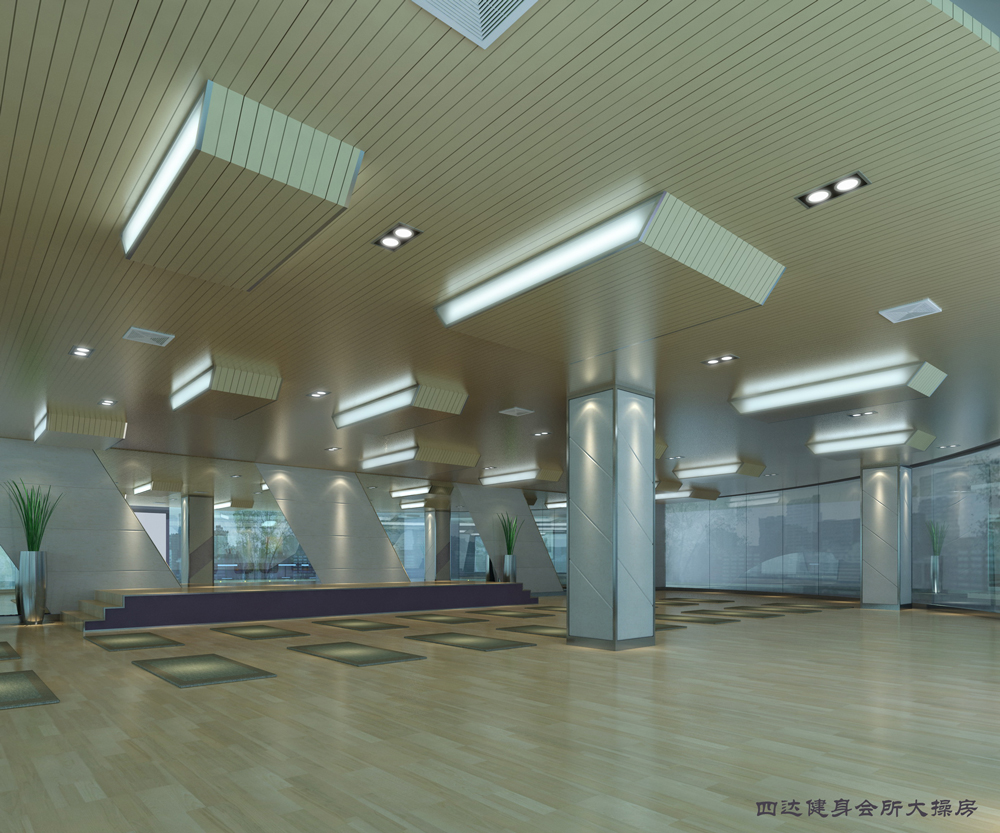 四达健身会所-健身房装修(图2) 四达健身会所-健身房装修(图2)