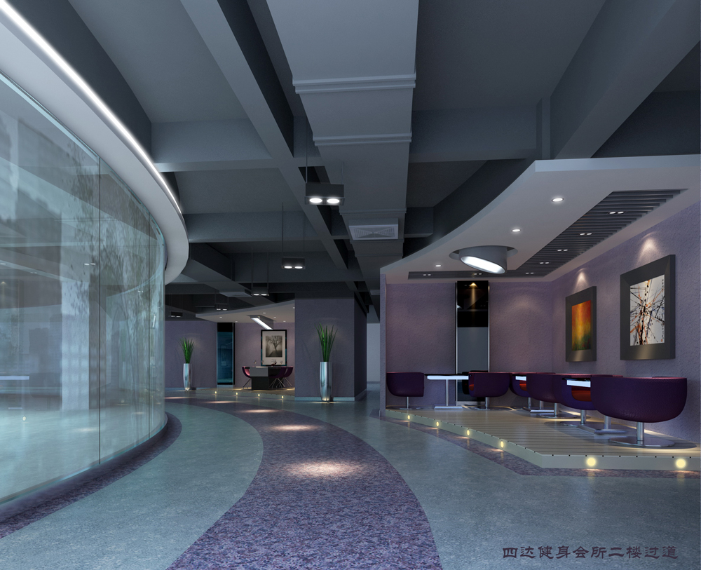 四达健身会所-健身房装修(图5) 四达健身会所-健身房装修(图5)