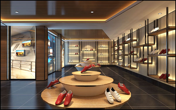 合肥200平方精品鞋店装修设计(图2) 合肥200平方精品鞋店装修设计(图2)