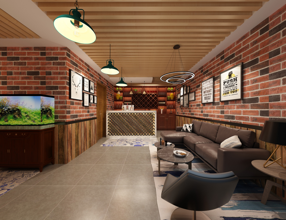 合肥瑶海区1500平方餐厅装修设计案例(图1) 合肥瑶海区1500平方餐厅装修设计案例(图1)