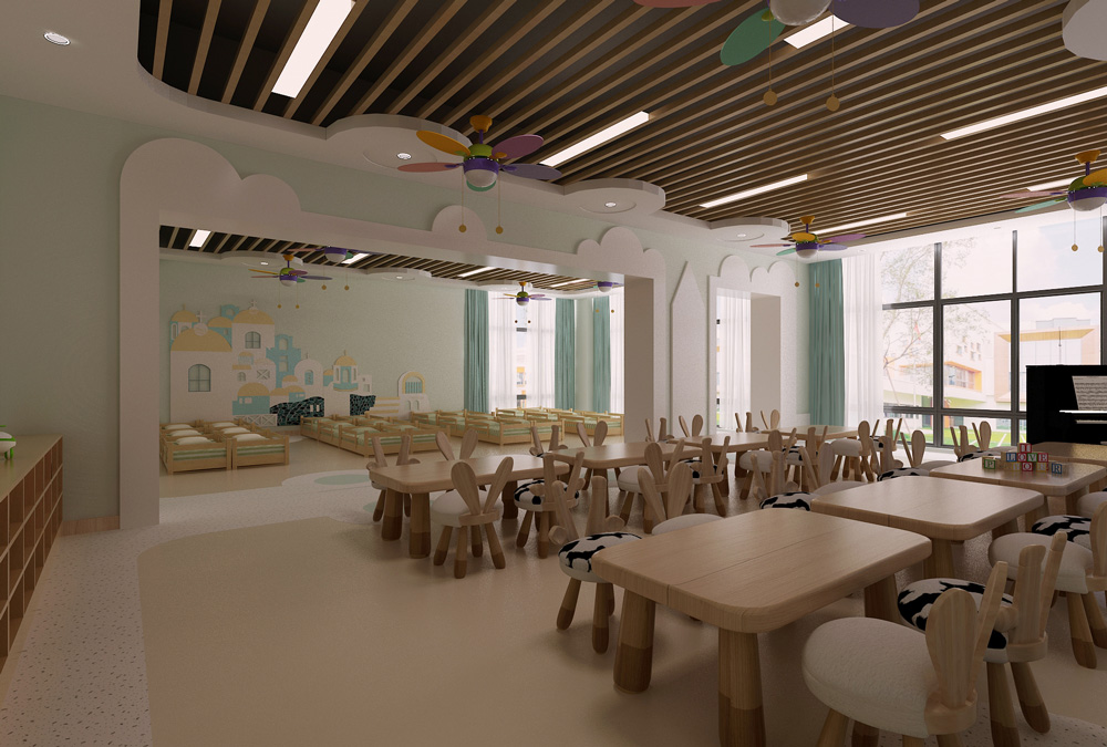 皖新文化广场2300平方幼儿园装修设计项目(图4) 皖新文化广场2300平方幼儿园装修设计项目(图4)