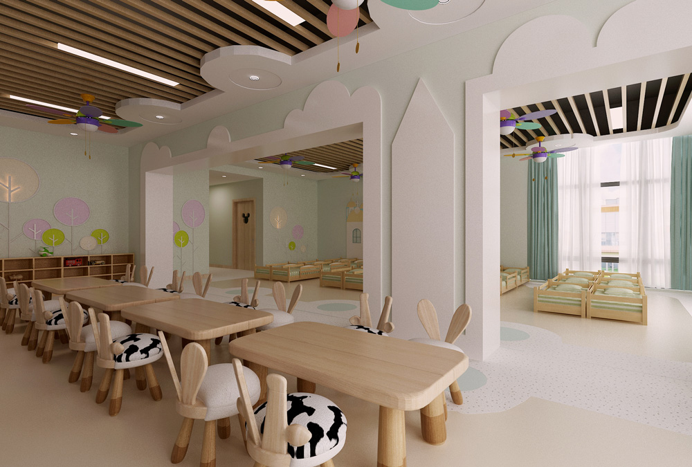 皖新文化广场2300平方幼儿园装修设计项目(图6) 皖新文化广场2300平方幼儿园装修设计项目(图6)