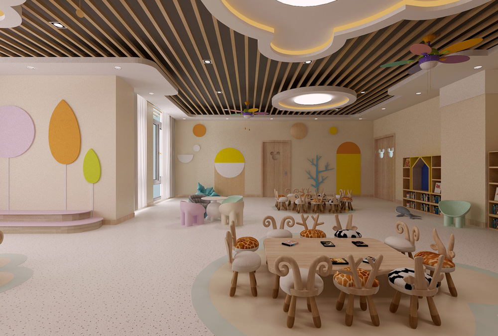 皖新文化广场2300平方幼儿园装修设计项目(图11) 皖新文化广场2300平方幼儿园装修设计项目(图11)