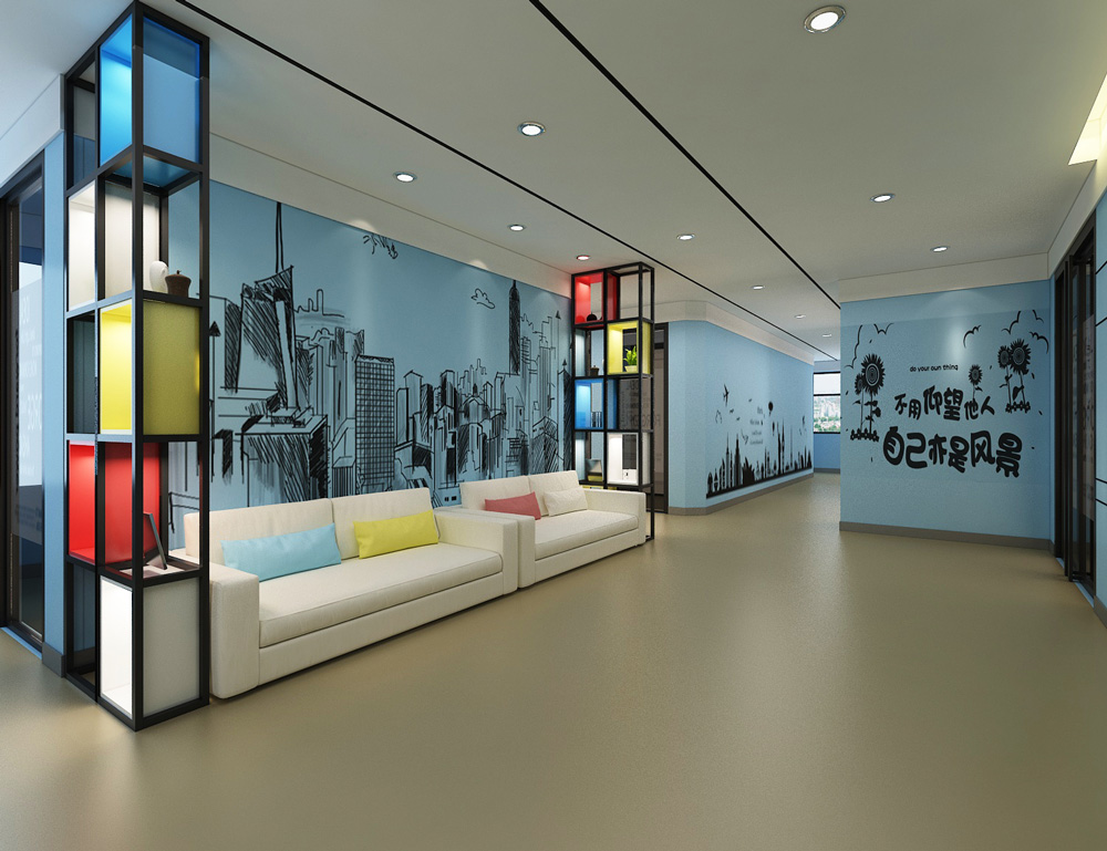 优邦学-中小学培训机构装修设计(图2) 优邦学-中小学培训机构装修设计(图2)