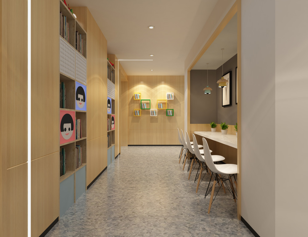 优邦学-铜陵路中小学培训机构装修设计项目(图3) 优邦学-铜陵路中小学培训机构装修设计项目(图3)